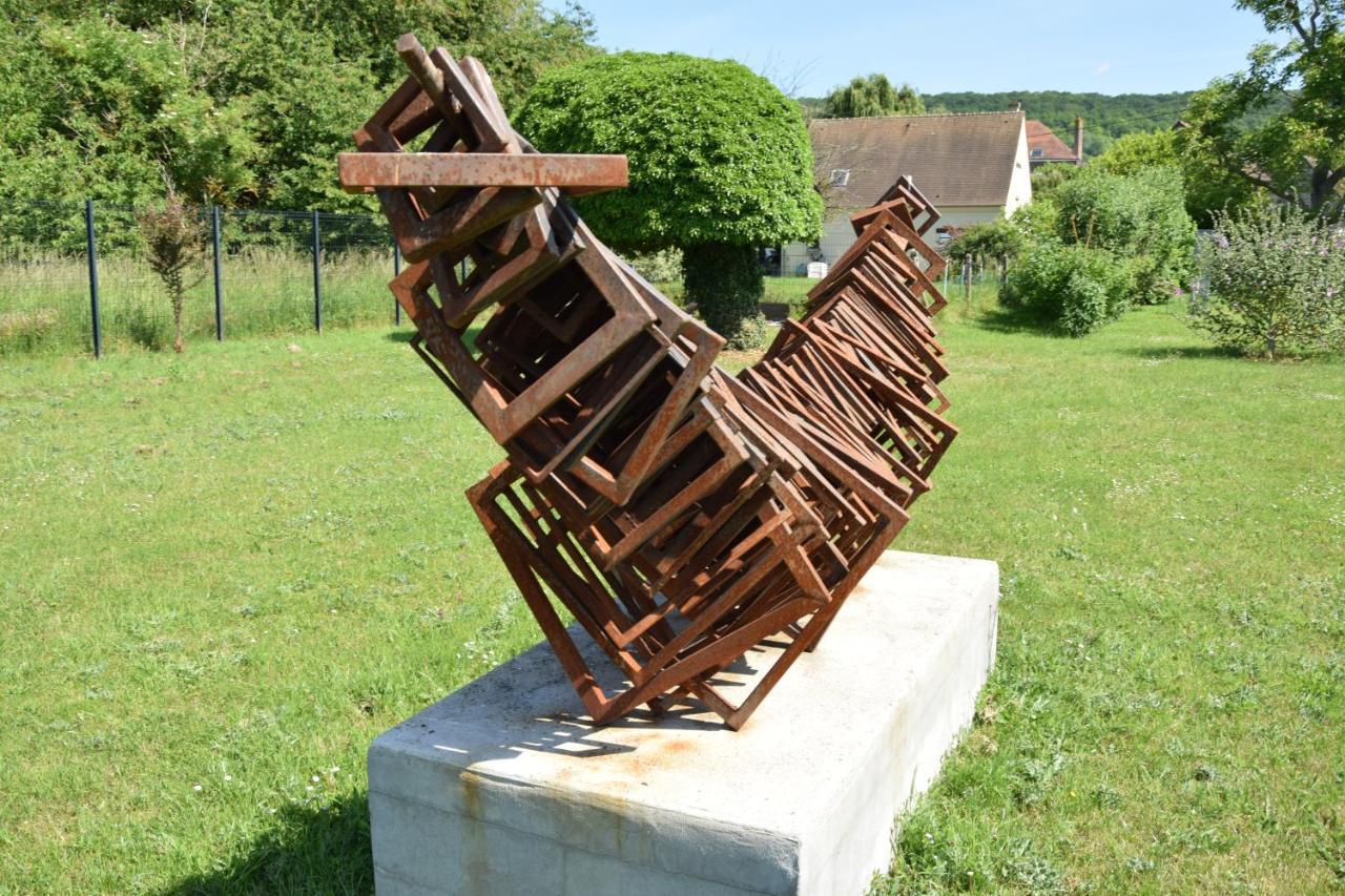 Gite Dans Parc De Sculptures - Gite "Pondichery" Port-Mort Exterior photo